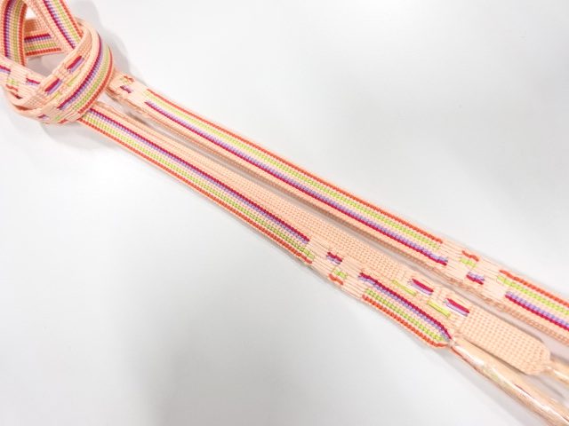 未使用品　正絹　手組帯締め